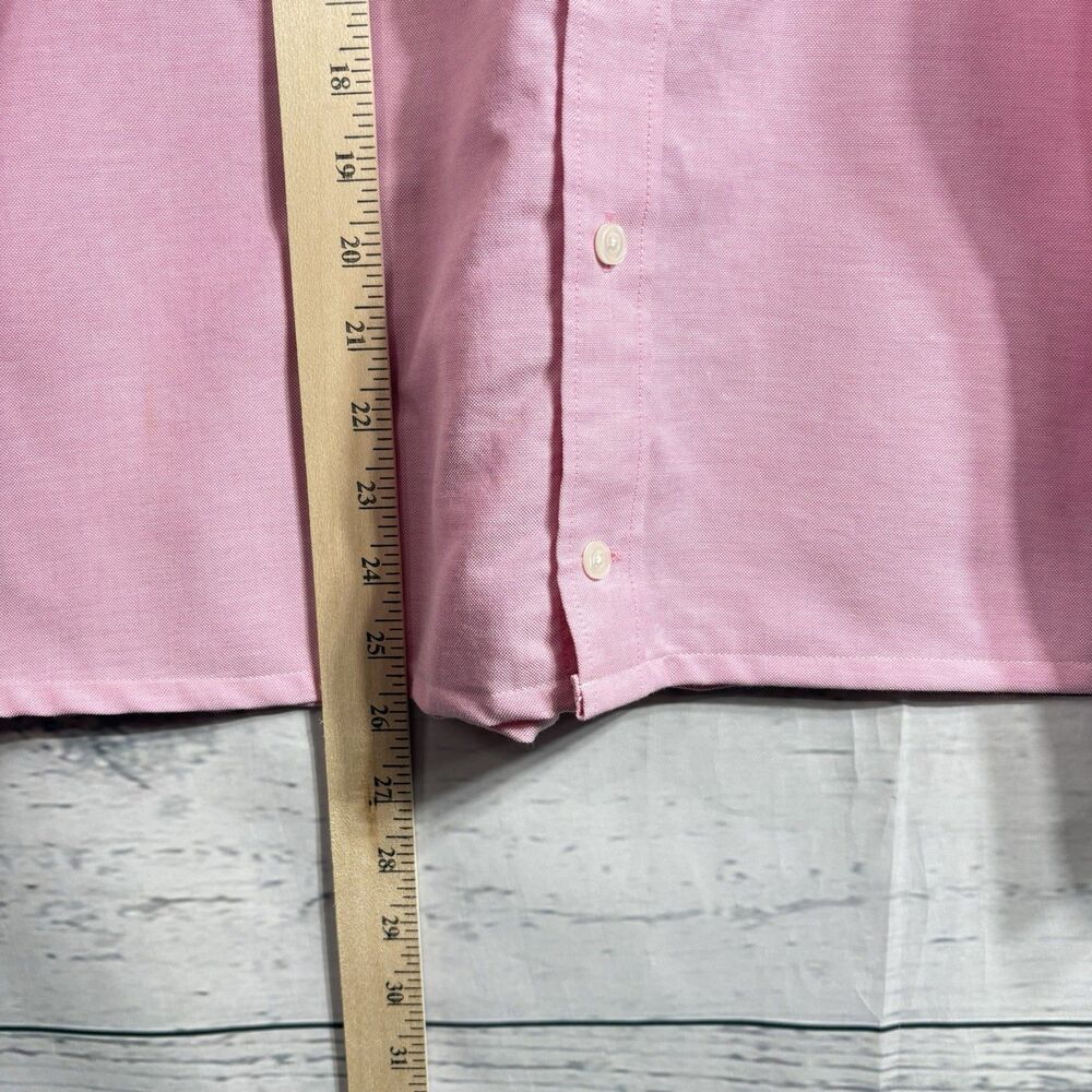 Upcycled Re-worked Dockers Ruffle Collar XL Bubblegum Pink Barbiecore - Picture 6 of 8